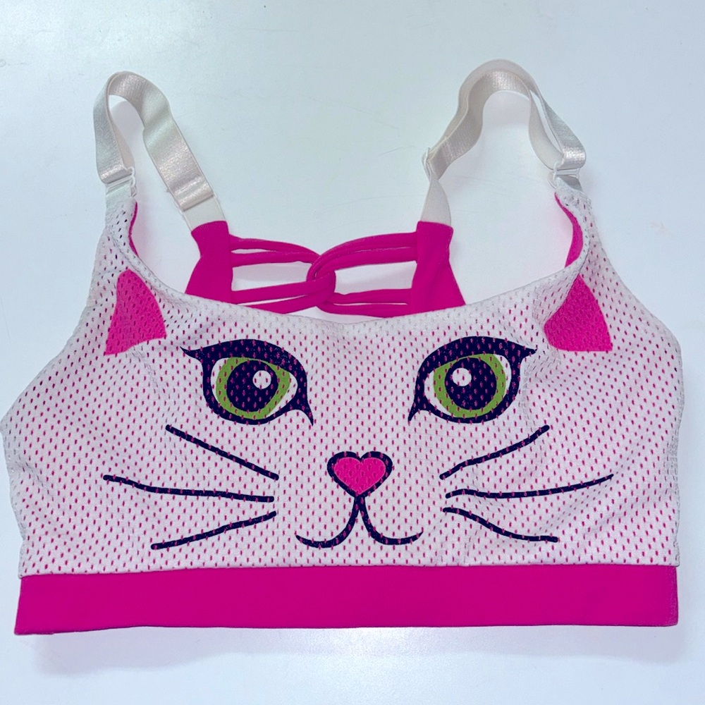 Bombshell Cat Face Sport bra 😻